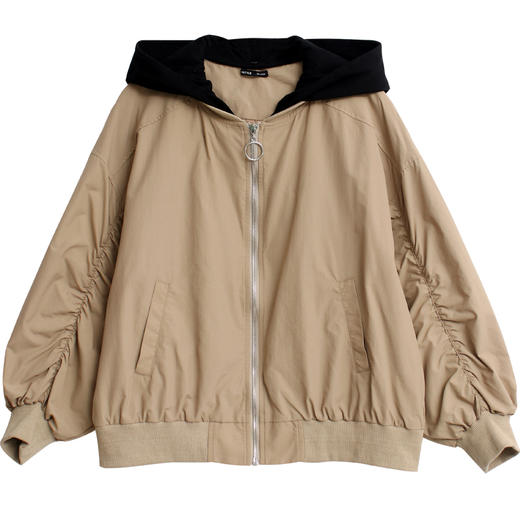 韩都衣舍2019春装新款学生小个子百搭宽松显瘦短外套女cq9005 