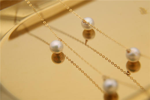 Pearl moments 碎碎念 小七珠流苏珍珠项链 商品图6