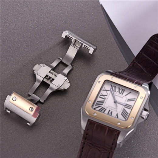 卡地亚 Cartier 山度士 SANTOS DE CARTIER系列自动机械男表 大号表款 W20072X7 商品图3