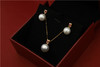 红色碧玺 南洋白珠项链耳环套装 商品缩略图10