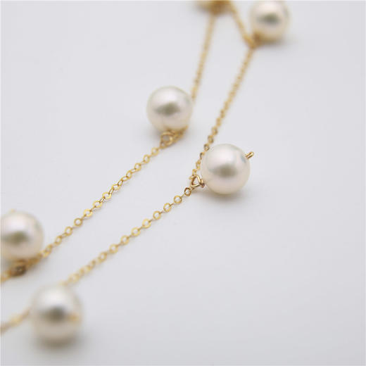 Pearl moments 碎碎念 小七珠流苏珍珠项链 商品图4