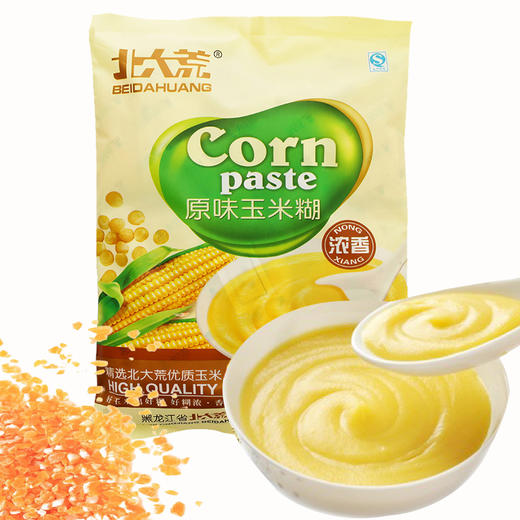 【中国农垦】黑龙江 北大荒 速溶玉米糊 速食早餐 原味玉米糊375g/袋*2 原味玉米糊 1袋装 商品图2