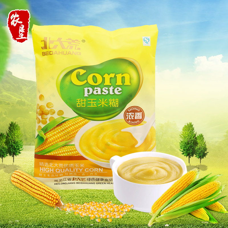 【中国农垦】黑龙江 北大荒 甜玉米糊375g/袋 速溶玉米糊 东北玉米 甜玉米糊