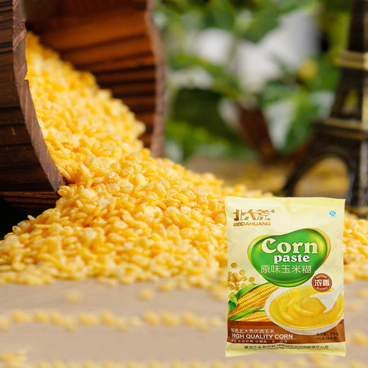 【中国农垦】黑龙江 北大荒 速溶玉米糊 速食早餐 原味玉米糊375g/袋*2 原味玉米糊 1袋装 商品图3