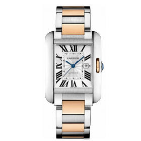 卡地亚 Cartier 坦克TANK系列男士自动机械腕表 W5310006