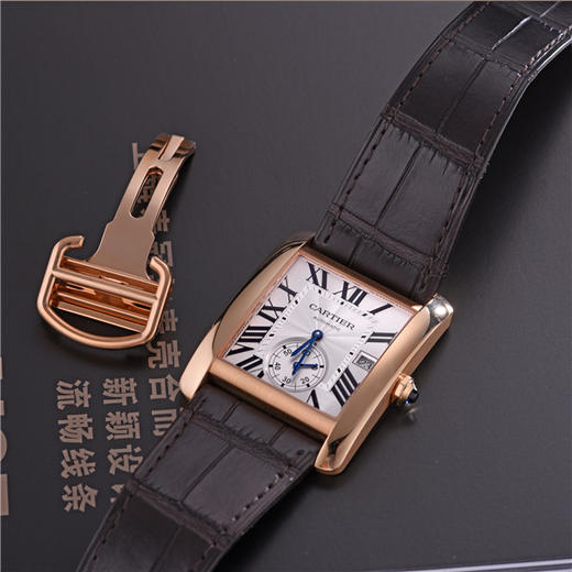 卡地亚 Cartier 坦克TANK系列男士自动腕表 大号表款 W5330001 商品图2