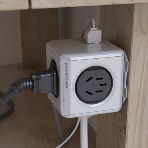 老米优品 / 德国红点设计大奖！！《阿乐乐可迷你创意方块/立体插座 带USB插孔》 解决插座拥挤问题，节省空间！ 商品图10