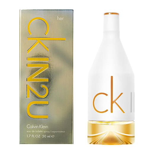 ck凯文克莱in2u喜欢你女士淡香水edt50ml