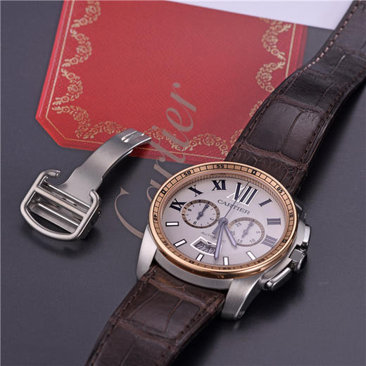 卡地亚 Cartier 卡历博Calibre系列男士自动机械手表计时码表 W7100043 商品图3
