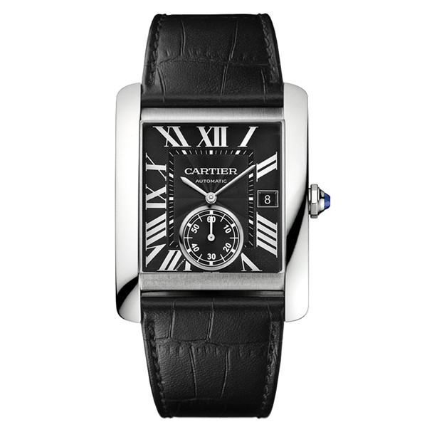 卡地亚 cartier 坦克tank系列男士自动腕表 手表 w5330004