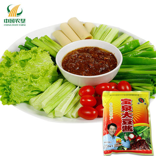 【中国农垦】黑龙江宝泉大豆酱500g袋 北大荒特产 东北大豆酱宝泉大酱 东北大酱 豆瓣酱 东北大酱 500g*5袋 商品图2