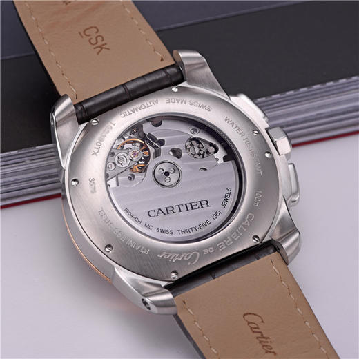 卡地亚 Cartier 卡历博Calibre系列男士自动机械手表计时码表 W7100043 商品图4