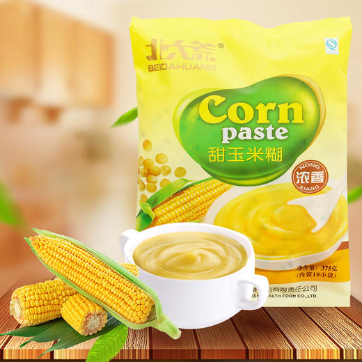 【中国农垦】黑龙江 北大荒 甜玉米糊375g/袋 速溶玉米糊 东北玉米 甜玉米糊 商品图1
