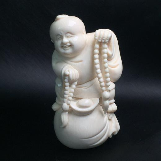 【d401436】猛犸象牙童子小摆