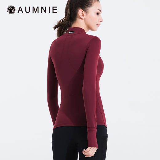 全配色 AUMNIE丨曲线全领运动T恤 FLEX CURVE TEE 含胸垫 商品图6