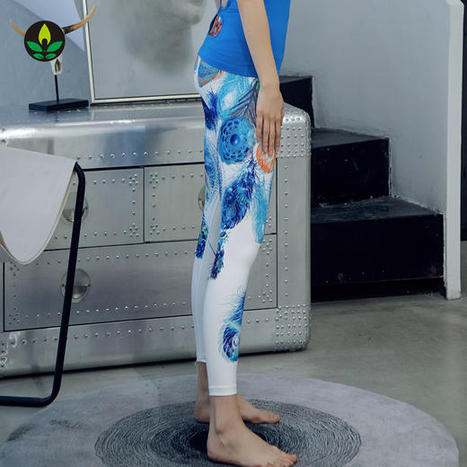 卡益瑜伽运动花色长裤KA02664女士瑜伽裤紧身健身裤 商品图2