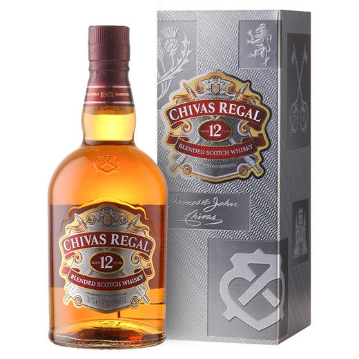 英国芝华士12年苏格兰威士忌700ml/010044 陈酿12年细腻口感值得一尝特调 商品图2