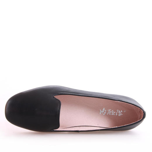内联升女鞋春夏单鞋女式平跟休闲皮鞋4091C 商品图2