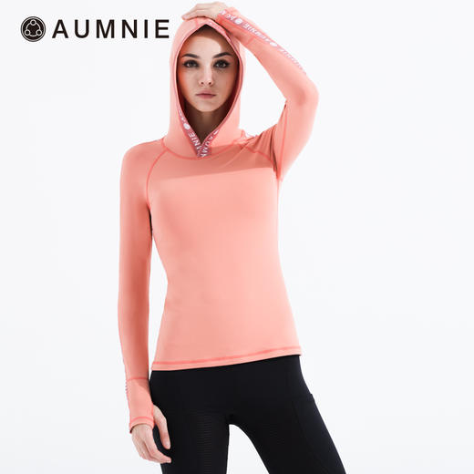 连帽 LOGO 塑身上衣 HOODED LOGO TOP 含胸垫 商品图6