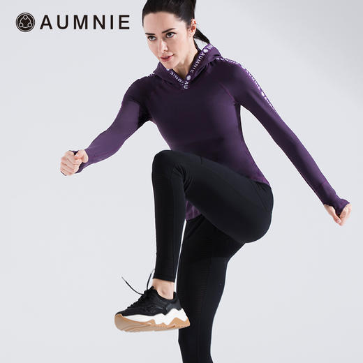 连帽 LOGO 塑身上衣 HOODED LOGO TOP 含胸垫 商品图4