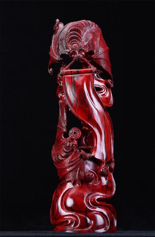 【一物一拍】小叶紫檀(檀香紫檀)之福运连绵摆件(惊爆价) - 5833红木