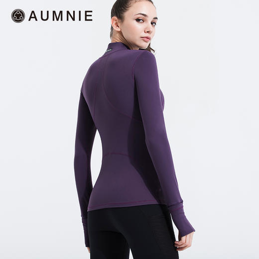 全配色 AUMNIE丨曲线全领运动T恤 FLEX CURVE TEE 含胸垫 商品图13