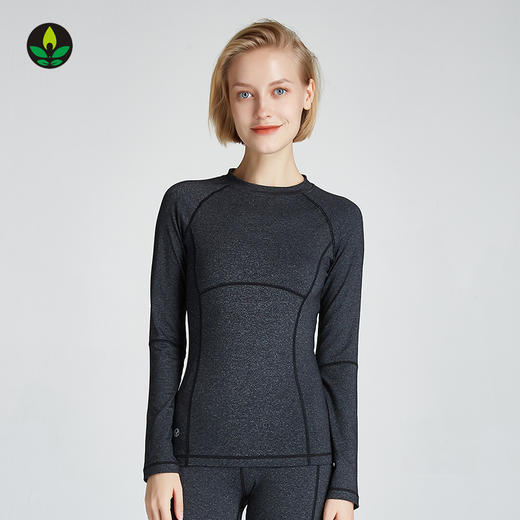 卡益瑜伽秋冬长袖上衣K02706不可插胸垫 商品图0
