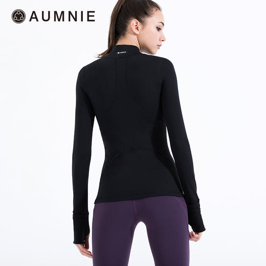 全配色 AUMNIE丨曲线全领运动T恤 FLEX CURVE TEE 含胸垫 商品图7