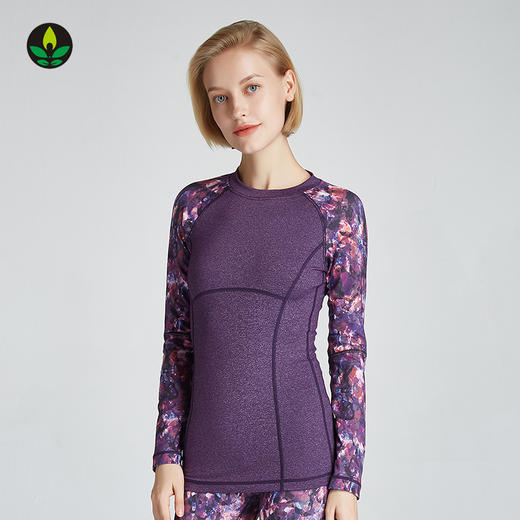 卡益瑜伽秋冬长袖上衣K02706不可插胸垫 商品图2