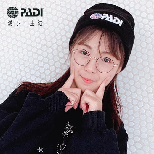 PADI Gear 黑色毛线帽 PADI logo 商品图2