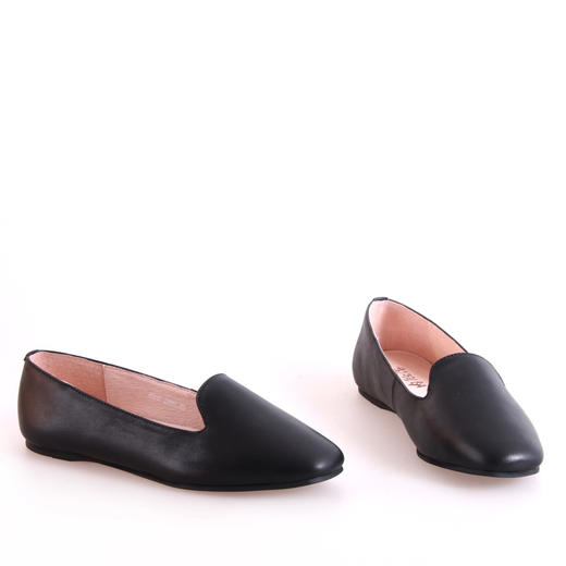 内联升女鞋春夏单鞋女式平跟休闲皮鞋4091C 商品图4