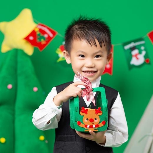 不织布苹果手提袋 圣诞平安夜手工礼品袋幼儿DIY自制材料包 商品图4