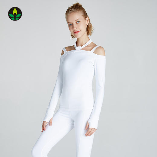卡益瑜伽秋冬长袖上衣K02702女士瑜伽服健身服 商品图2