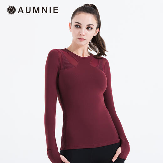 全配色  塑形拼接网布T恤 SHAPED PANEL TEE 含胸垫 商品图9