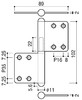 日本原装进口KAWAJUN铰链 建筑木门合页ハタ蝶番Rタイプ AC-741 商品缩略图1