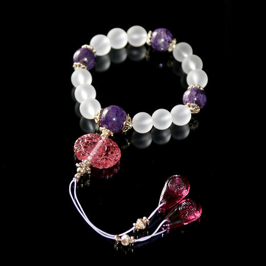 「灼灼其华」✿桃花链 商品图0