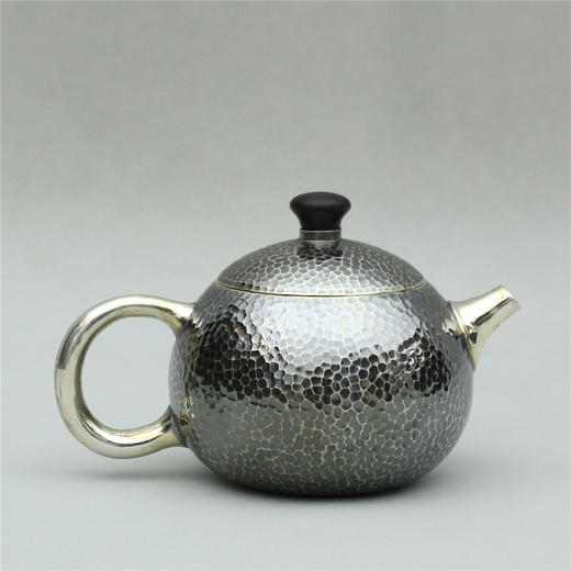 银制木钮槌目纹手把壶（定） 商品图0