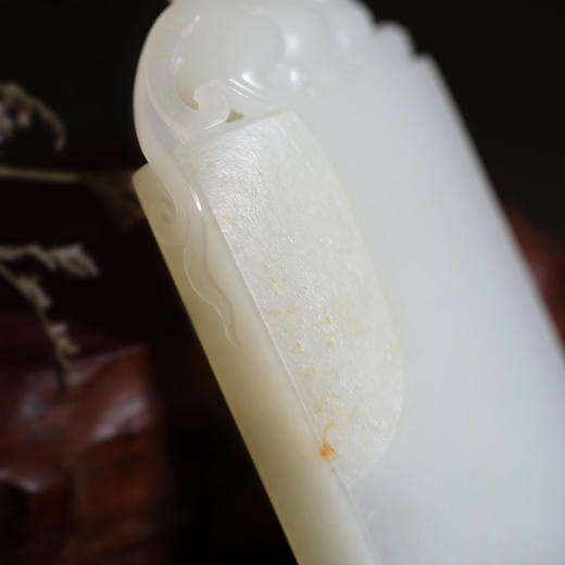和田玉（白玉）籽料玉牌--府上有龙 80.4g 商品图6