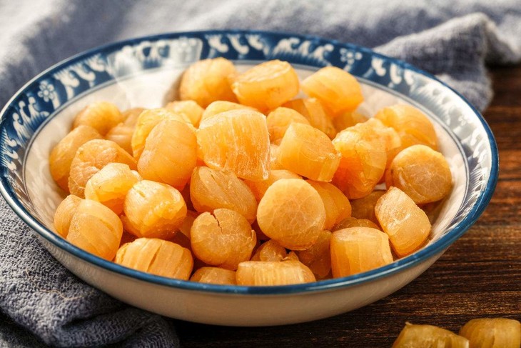 七掌柜淡干扇贝肉干贝海八珍之一媲美海参鲍鱼的优质食材