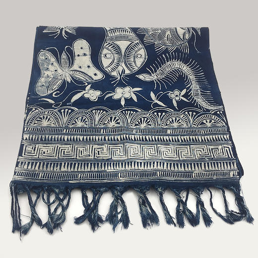 蜡染围巾 苗族蜡染作品