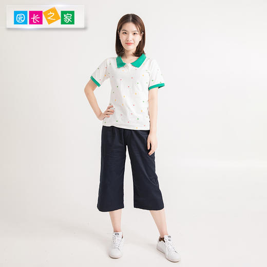 博苑夏季幼儿园服教师园服班服 印花上衣！ 商品图3