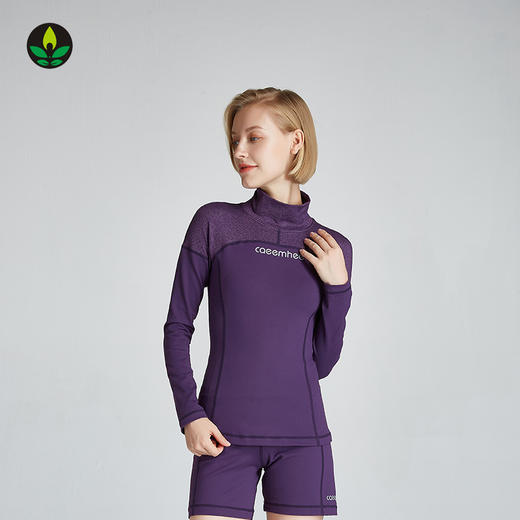 卡益瑜伽秋冬长袖上衣K02710不可插胸垫 商品图3