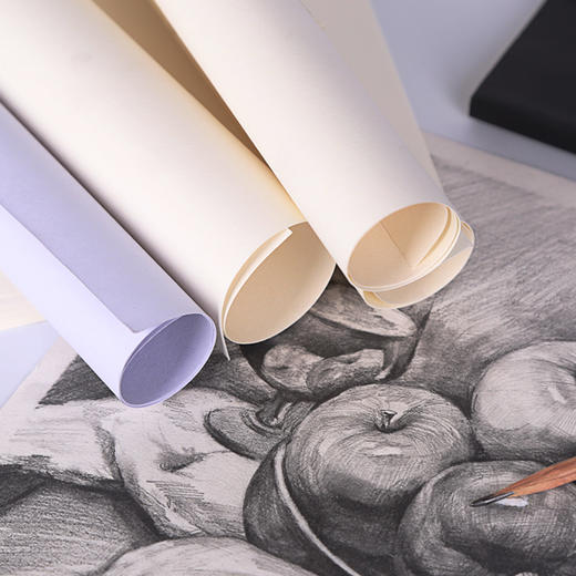 山牌纸业 4K本色素描纸160g 铅画纸图画纸高考用纸 一包20张 商品图2