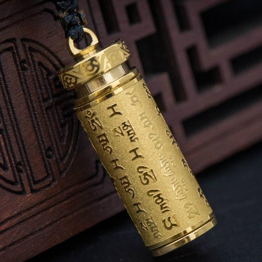 大随吊坠，全面金色溶工艺 （A精钛钢，浮雕电镀） 商品图2