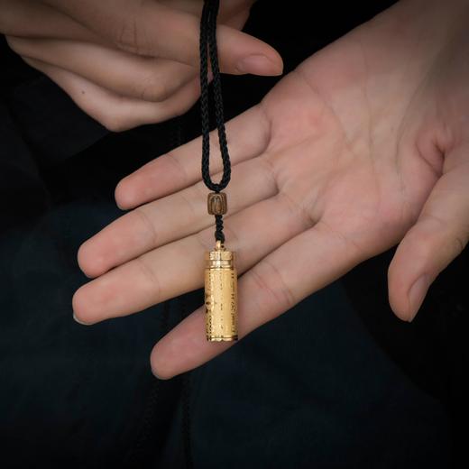 大随吊坠，全面金色溶工艺 （A精钛钢，浮雕电镀） 商品图6