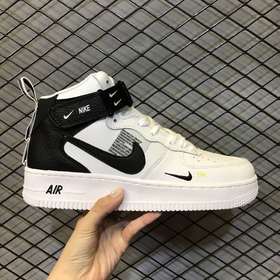 耐克空军一号高帮男女板鞋（一） 小勾联名