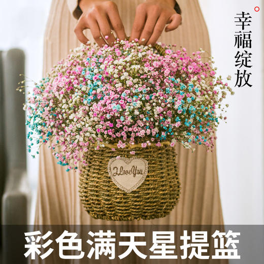 玫瑰混搭手提花篮-送女友老婆妈妈老师领导长辈生日节日祝福探望探访 商品图12