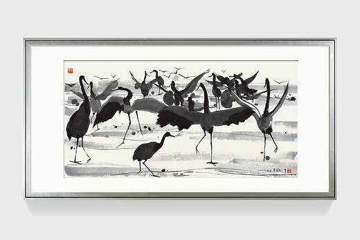 吴冠中|《鹤舞》——综合版（水墨） 商品图0