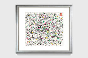 吴冠中|《春草》——综合版（水墨）