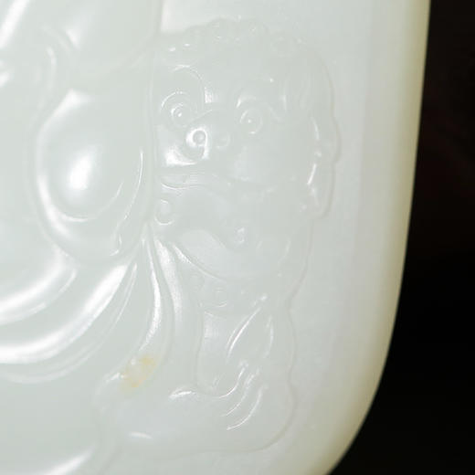 和田玉（白玉）玉牌-- 观音 63.68g 商品图5